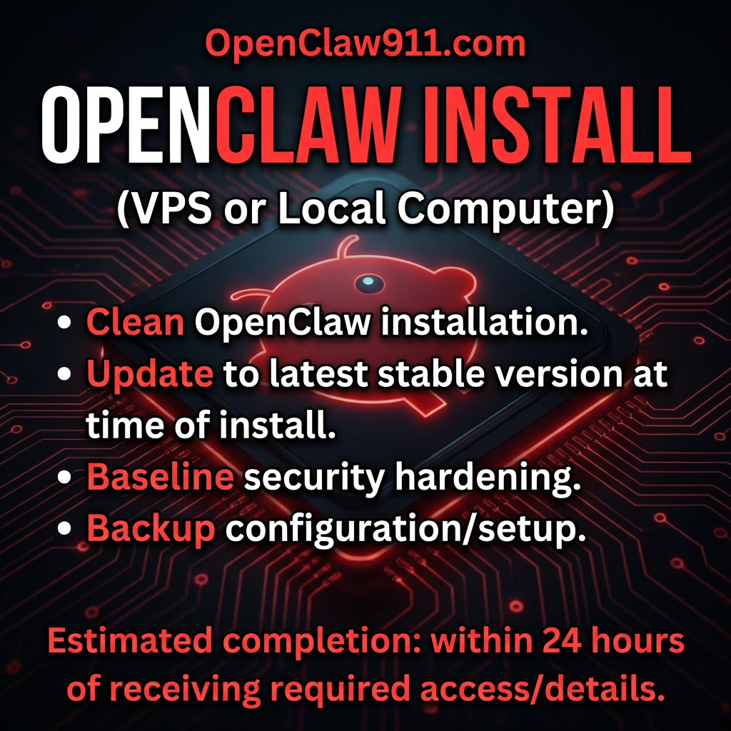 openclaw install (vps or local computer)